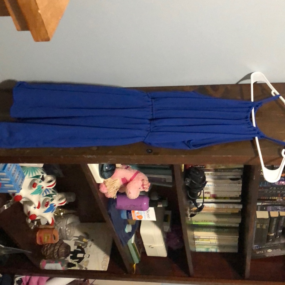 Blue sinch dress